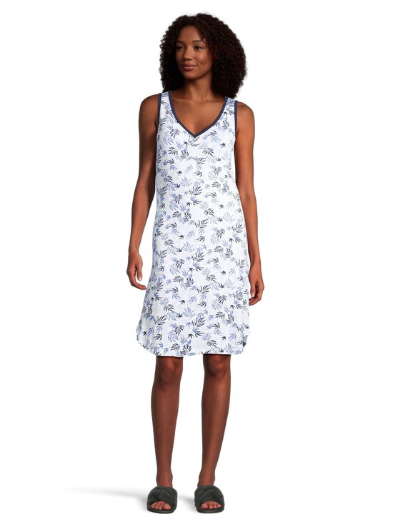 Damella - Nightdress Blue Leaves - 020 NAVY - photo 2 Damella - Nightdress Blue Leaves - 020 NAVY | Stockmann - photo 2