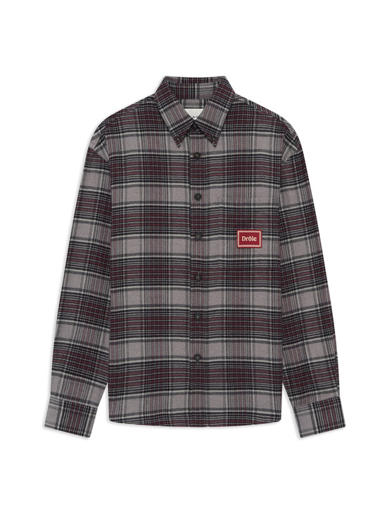 Drôle de Monsieur - Flanellsärk Boxy Checked - GY GREY | Stockmann - photo 1