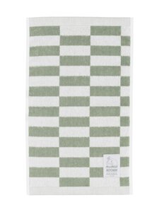 Moomin Arabia - Orgaanilisest puuvillast rätik Ruudukko 30 x 50 cm - GREEN-WHITE | Stockmann