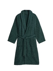Gant Home - Kalanruotokuvioinen jacquard-kylpytakki - 374 TARTAN GREEN | Stockmann