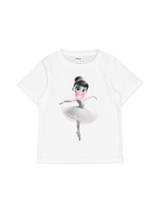 DOLLY by Le Petit Tom - Bubblegum Ballerina t-krekls - WHITE | Stockmann - photo 1