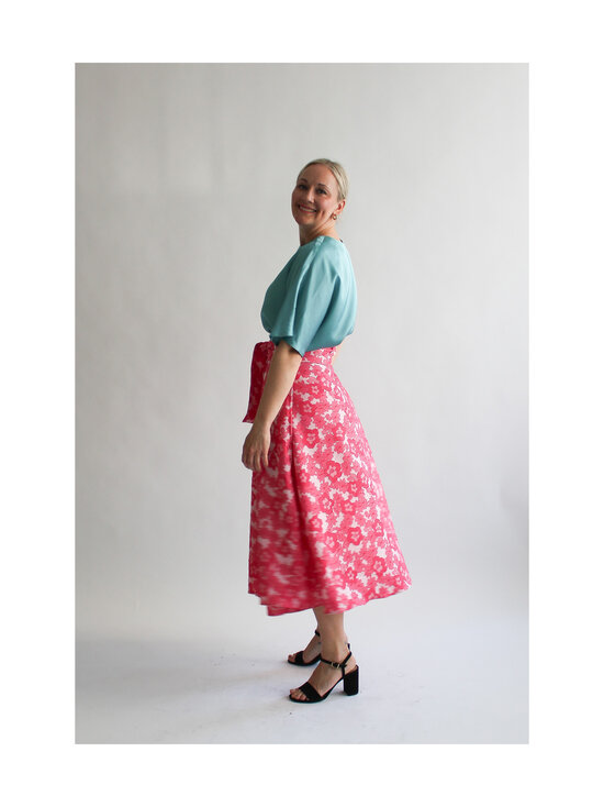 Lili Marleena - Flower jacquard -midihame - PINK | Stockmann - photo 3