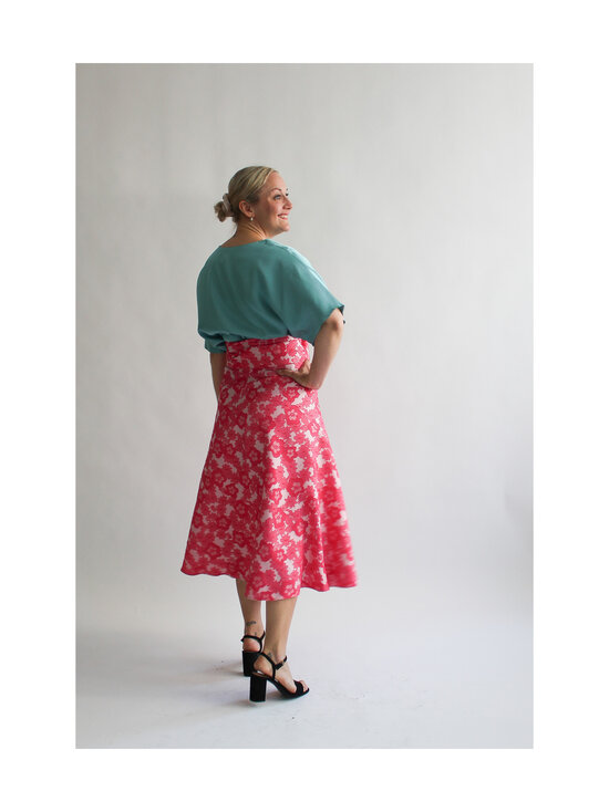 Lili Marleena - Flower jacquard -midihame - PINK | Stockmann - photo 4