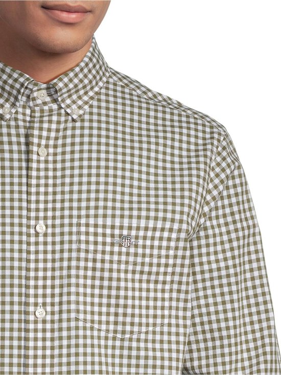 GANT - Regular Fit Classic Gingham Poplin -kaluluspaita - 303 MOSS GREEN - photo 4 GANT - Regular Fit Classic Gingham Poplin -kaluluspaita - 303 MOSS GREEN | Stockmann - photo 4