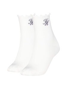 Tommy Hilfiger - Short Refined Monogram -sukat 2-pack - 001 WHITE | Stockmann