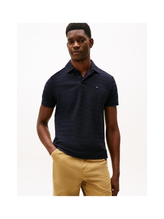 Tommy Hilfiger - Herringbone Regular polo krekls - DW5 DESERT SKY | Stockmann - photo 4