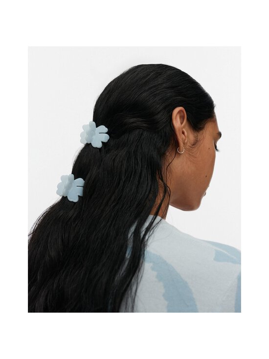 Marimekko - Nano Unikko -hiusklipsit 2-pack - 500 LIGHT BLUE | Stockmann - photo 2