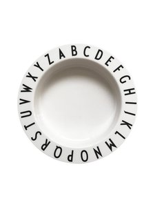 Design Letters - Eat & Learn -syvä lautanen - WHITE | Stockmann