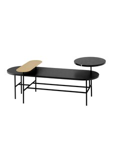 &Tradition - Palette JH7 -sohvapöytä - MESSINKI,MUSTA | Stockmann