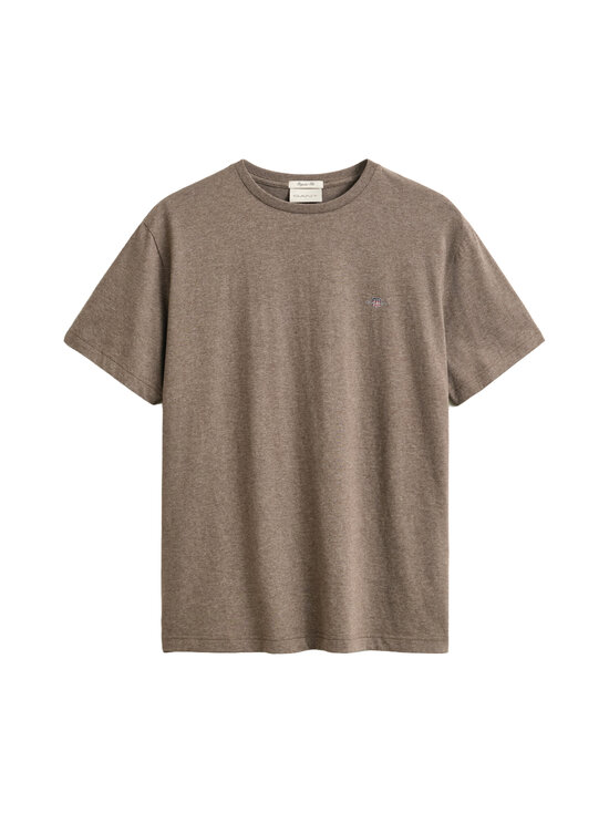 GANT - Regular Shield t-krekls - 294 DARK HAZELNUT MELANGE | Stockmann - photo 1