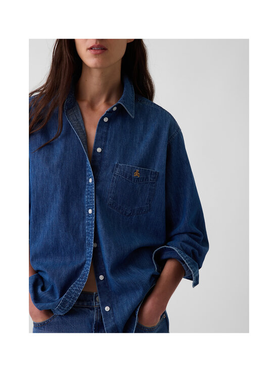 GAP - Brannan džinsa blūze - MEDIUM WASH | Stockmann - photo 4