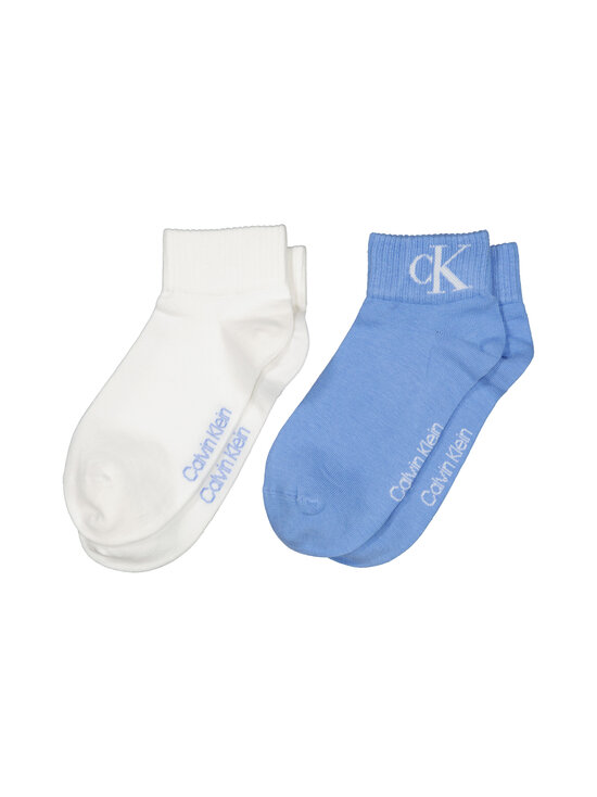 Calvin Klein - Quarter Monogram -sukat 2-pack - 013 SKY BLUE | Stockmann - photo 2