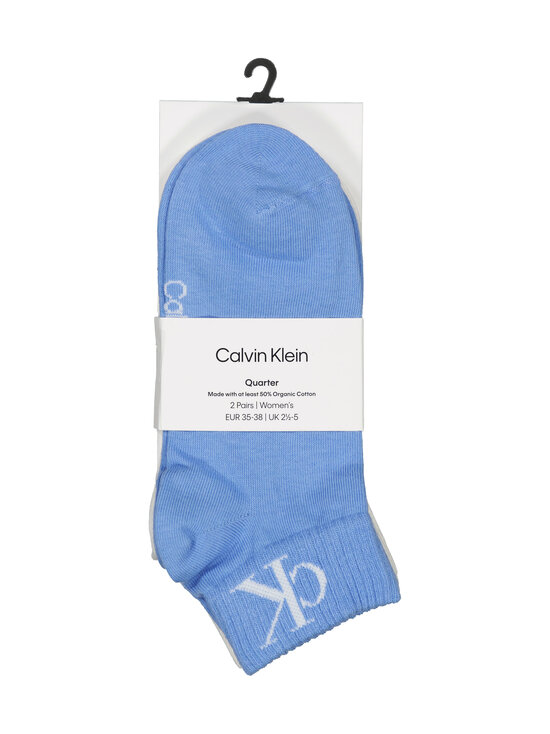 Calvin Klein - Quarter Monogram -sukat 2-pack - 013 SKY BLUE | Stockmann - photo 3