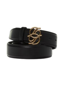 Drôle de Monsieur - Monogramme-nahkavyö - BLACK | Stockmann