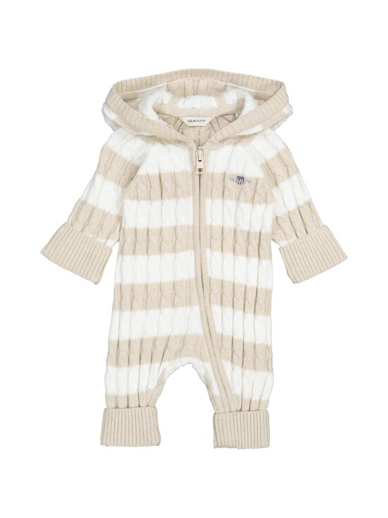 Striped Cotton Cable -neulehaalari