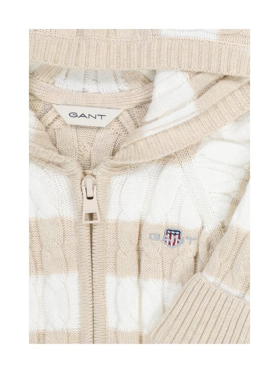 GANT - Kombinesoon Striped Cotton Cable - 291 LIGHT BEIGE MELANGE - photo 3 GANT - Kombinesoon Striped Cotton Cable - 291 LIGHT BEIGE MELANGE | Stockmann - photo 3