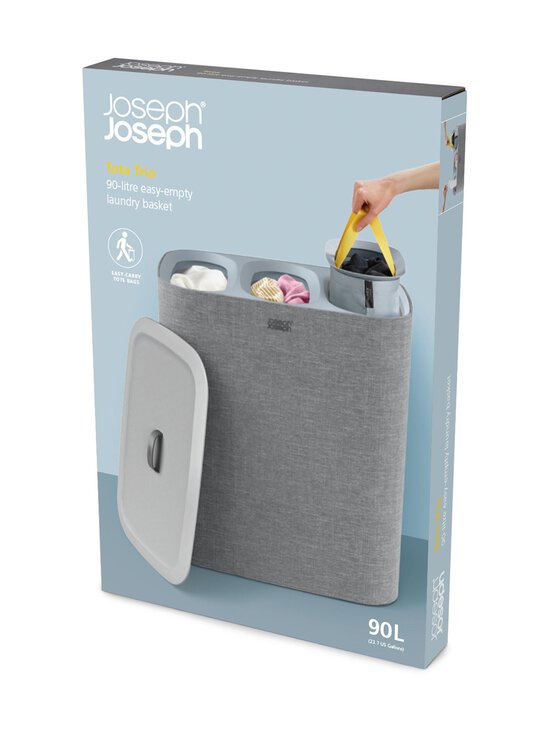 Joseph Joseph - Tota Trio Easy-empty -pyykinlajittelukori 90 l - GREY - photo 2 Joseph Joseph - Tota Trio Easy-empty -pyykinlajittelukori 90 l - GREY | Stockmann - photo 2