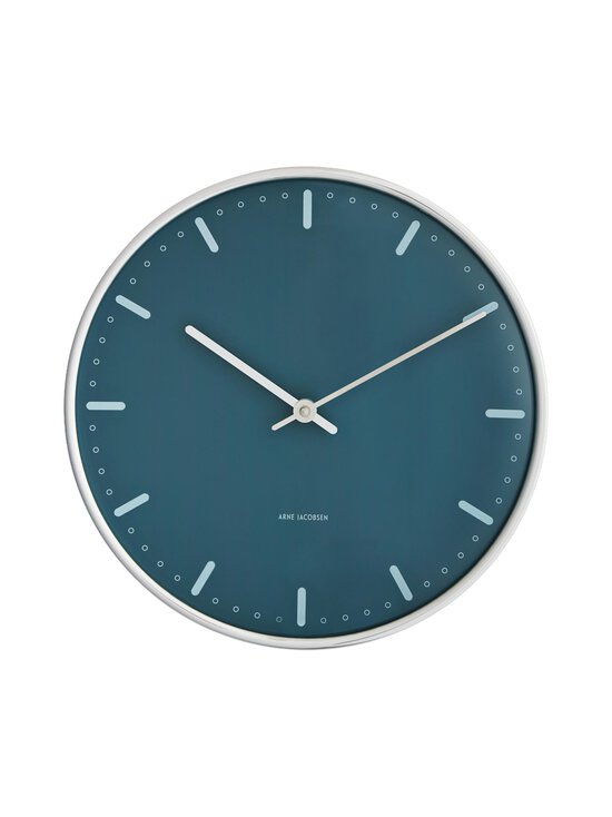 Arne Jacobsen - City Hall Wall -kello Ø 21 - BLUE | Stockmann - photo 1