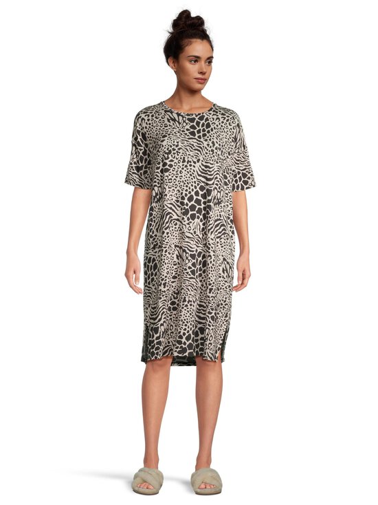 A+more - Öösärk Ava Jersey - BLACK/WHITE ANIMAL | Stockmann - photo 2