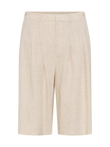 Gestuz - GZriava Mid Waist -shortsit - 190 LIGHT SAND MELANGE | Stockmann