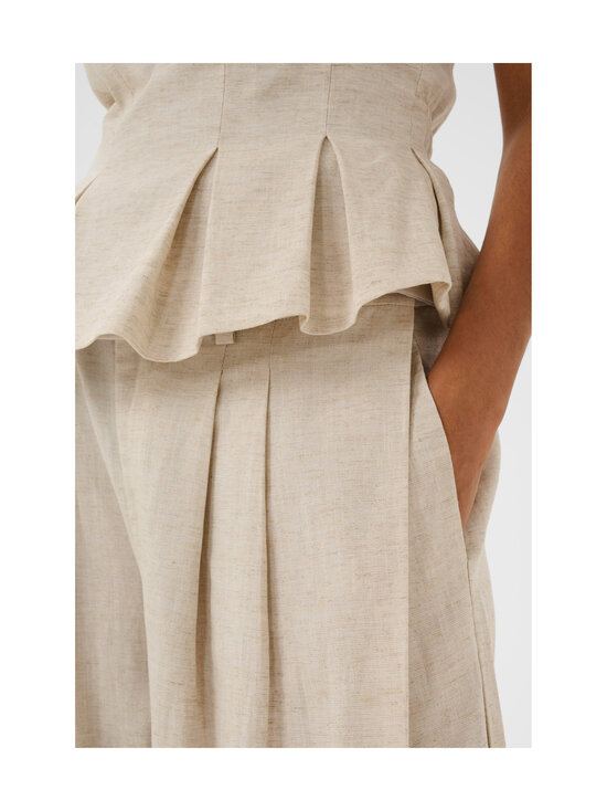 Gestuz - GZriava Mid Waist -shortsit - 190 LIGHT SAND MELANGE | Stockmann - photo 3