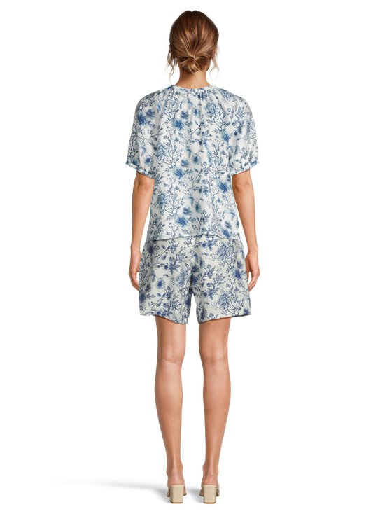 NOOM - Tinja-pusero - BLUE/OFFWHITE FLOWER PRINT | Stockmann - photo 3