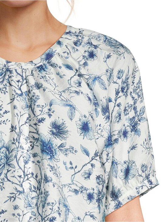 NOOM - Tinja-pusero - BLUE/OFFWHITE FLOWER PRINT | Stockmann - photo 4