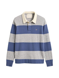 GANT - Barstriped Lambswool -neule - 93 GREY MELANGE | Stockmann