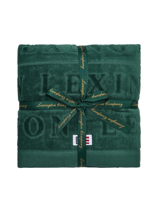 Lexington - Velour Logo -käsipyyhesetti, 4 kpl - 8071 JUNIPER GREEN | Stockmann - photo 4