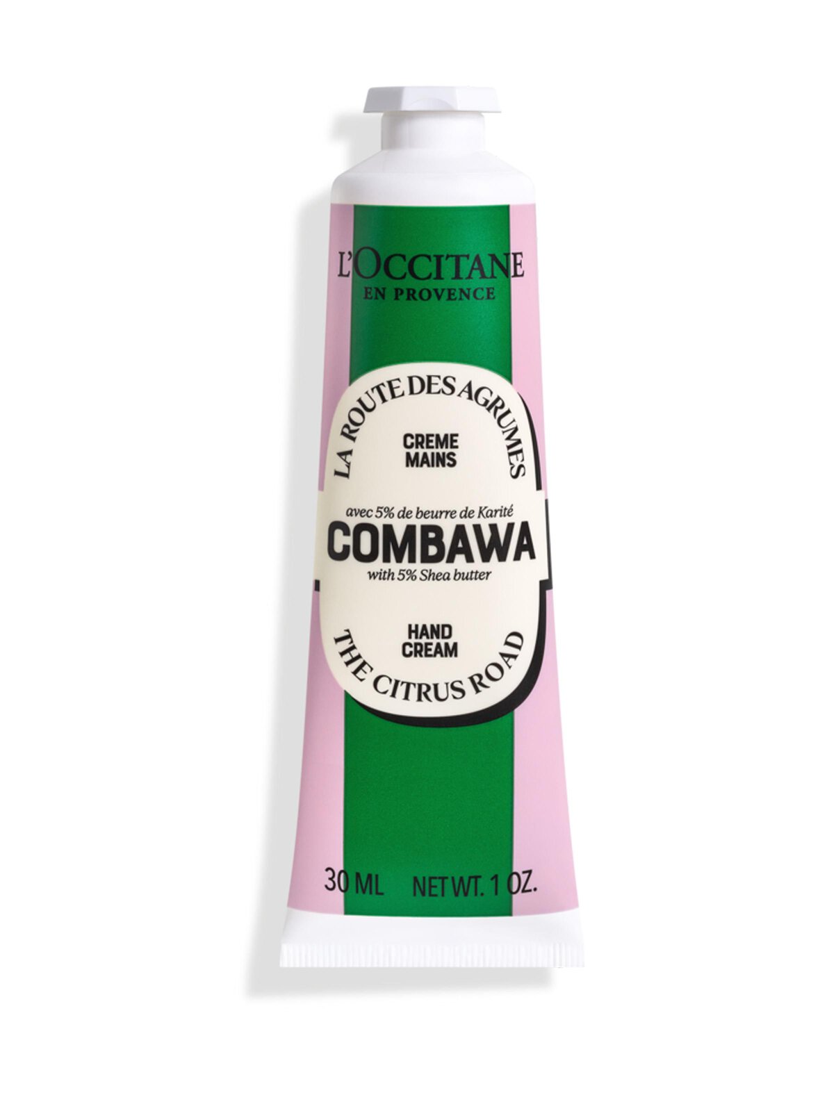 L"'Occitane Combawa creamy hand cream -käsivoide, 30ml