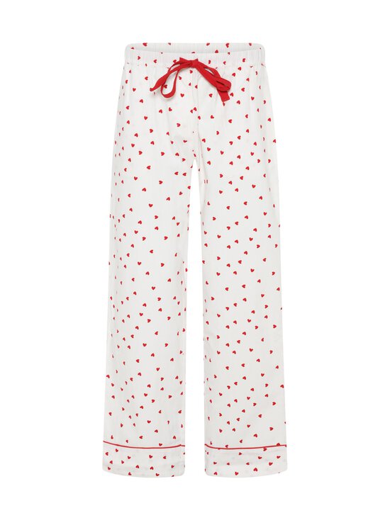 CCDK Copenhagen - Pidžaamapüksid Nicola Print Hearts - 1003 SNOW WHITE | Stockmann - photo 1