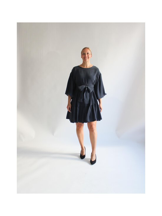 Lili Marleena - Cupro Puff Double Ruffle -kietaisumekko - BLUE | Stockmann - photo 2