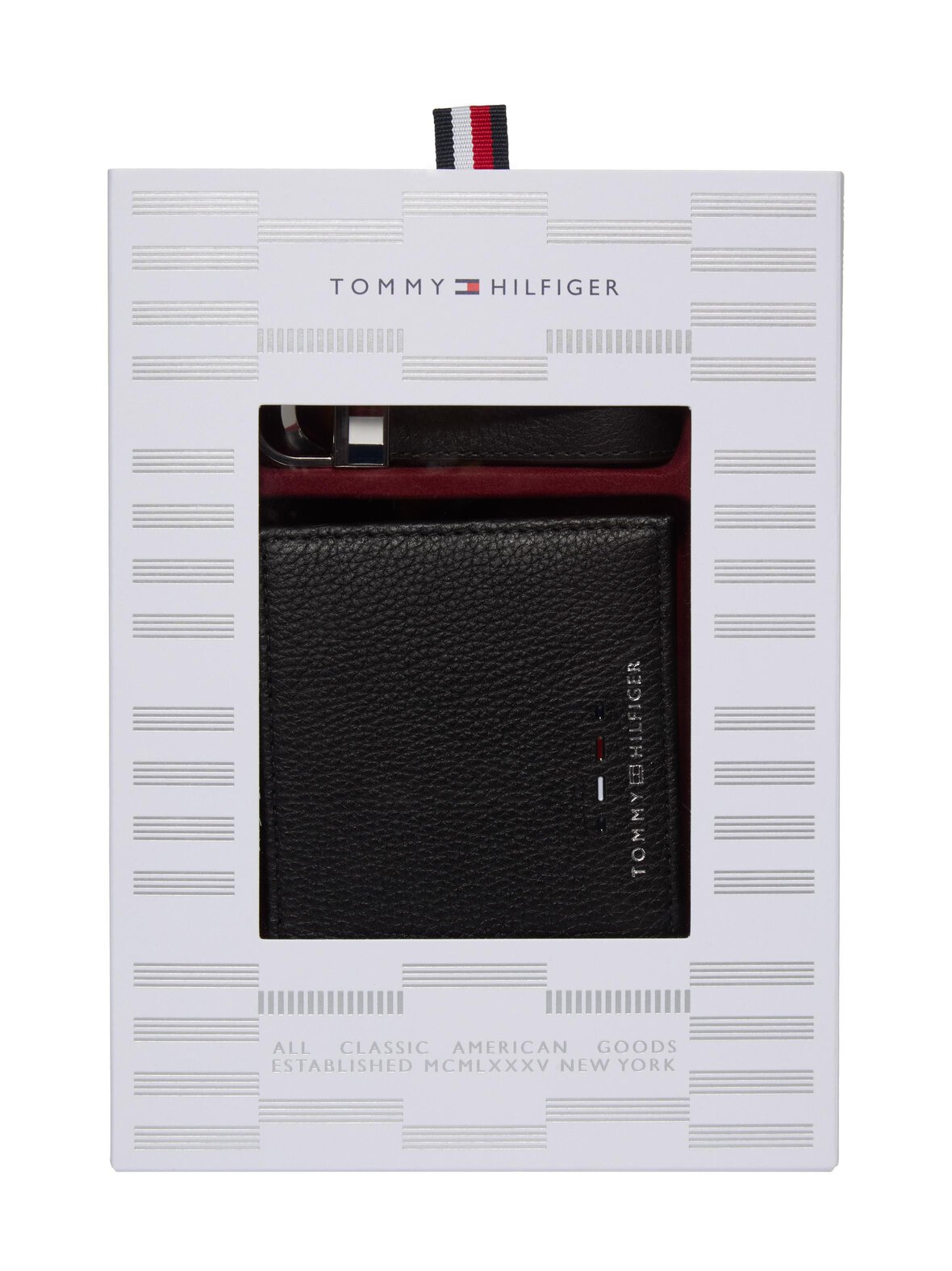 Tommy Hilfiger Collection Th premium mini -avaimenperä ja lompakko lahjasetti