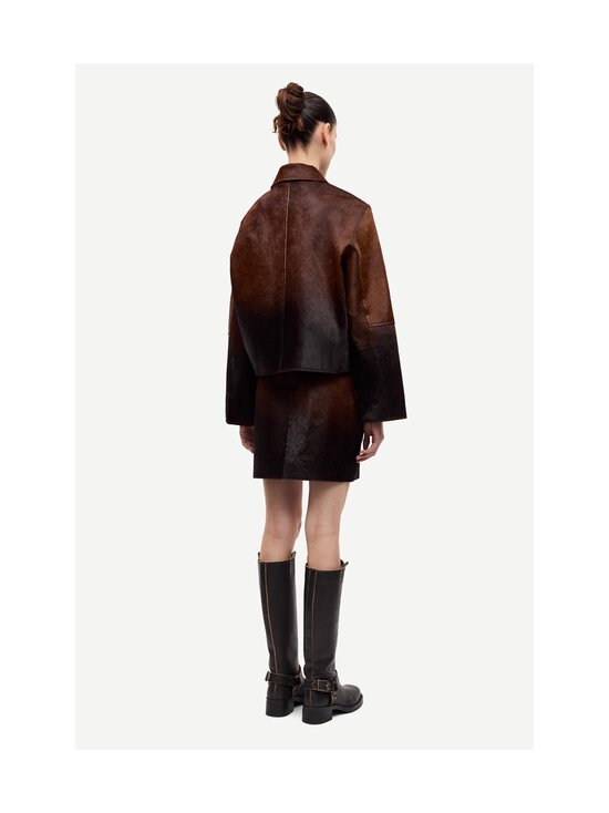 Samsoe Samsoe - Salil-nahkahame - CLR002376 DARK BROWN DIP-DYE | Stockmann - photo 4