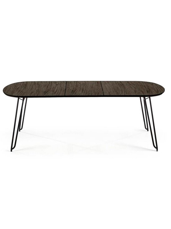 Kave Home - Milian- jatkettava ruokapöytä musta 90 x 140/220 cm - BLACK | Stockmann - photo 3