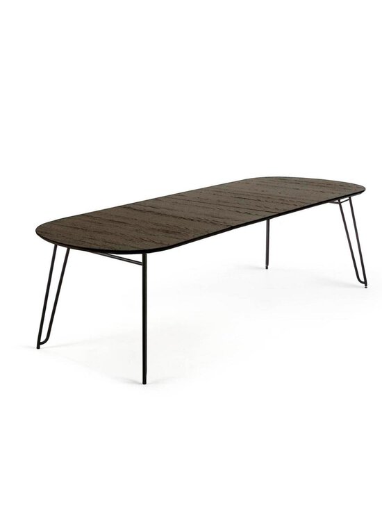 Kave Home - Milian- jatkettava ruokapöytä musta 90 x 140/220 cm - BLACK | Stockmann - photo 4