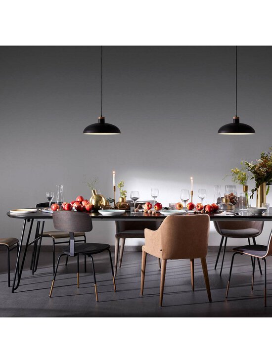 Kave Home - Milian- jatkettava ruokapöytä musta 90 x 140/220 cm - BLACK | Stockmann - photo 12