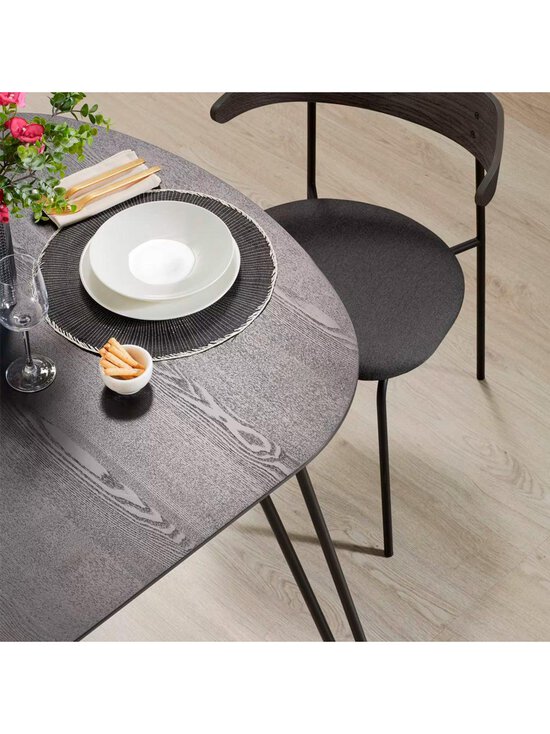 Kave Home - Milian- jatkettava ruokapöytä musta 90 x 140/220 cm - BLACK | Stockmann - photo 9