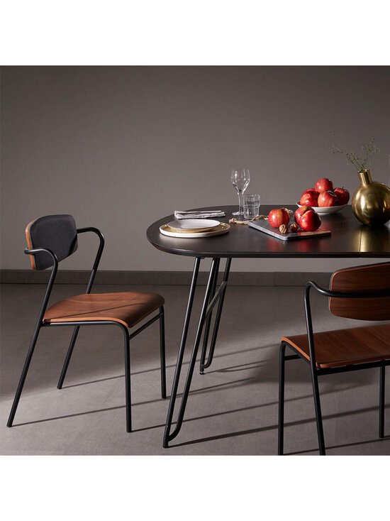 Kave Home - Milian- jatkettava ruokapöytä musta 90 x 140/220 cm - BLACK | Stockmann - photo 10