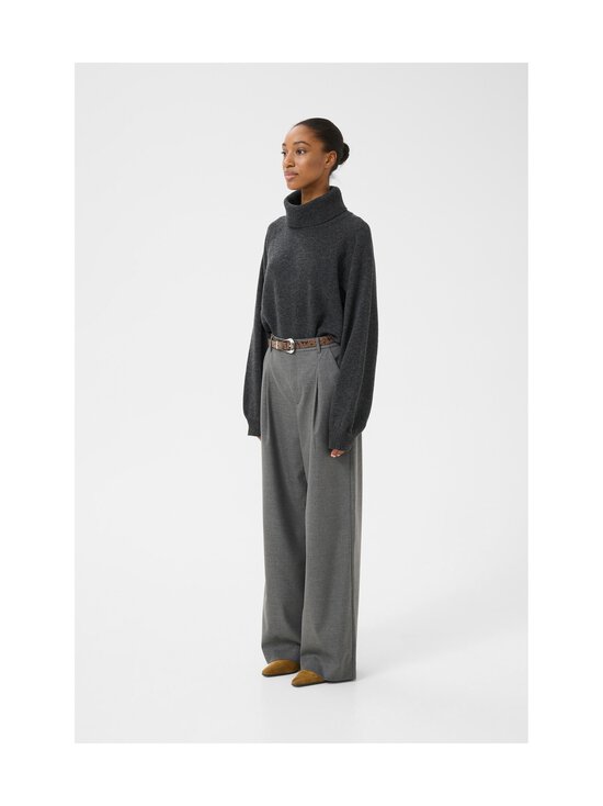 Gestuz - GZpaula Melange Wide uzvalka bikses - 100494 DARK GREY MELANGE - photo 4 Gestuz - GZpaula Melange Wide uzvalka bikses - 100494 DARK GREY MELANGE | Stockmann - photo 4
