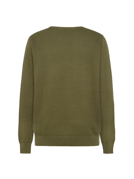 Knowledge Cotton Apparel - Regular Bubble -neulepaita - 1068 BURNED OLIVE | Stockmann - photo 2