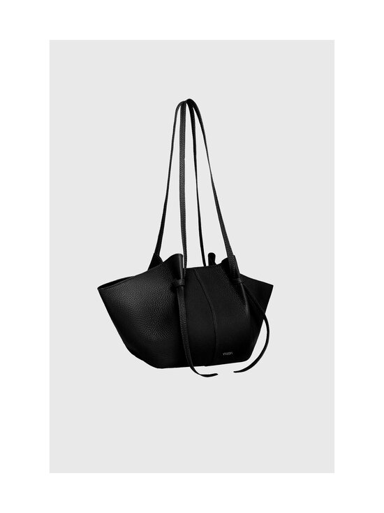 YUZEFI - Mochi Pebble Grain -nahkalaukku - BLACK | Stockmann - photo 2