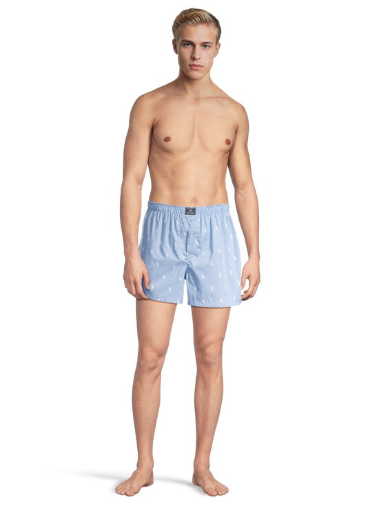 Polo Ralph Lauren - Bokserid Open Boxer, 3 paari - 049 3PK BLUWHT ST/LTNVY/CHM BL AOP | Stockmann - photo 3
