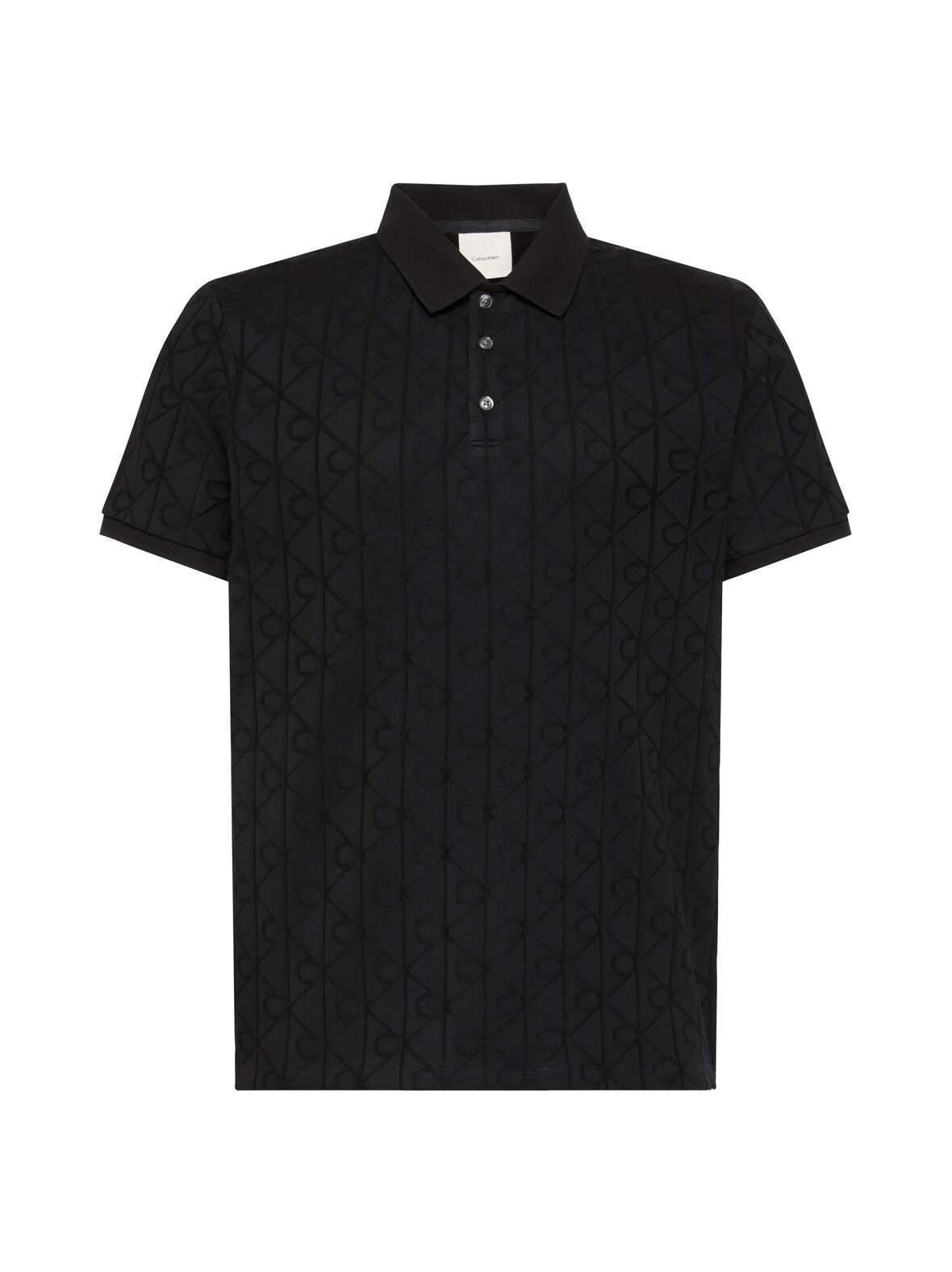Mercerized emblem jacquard -pikeepaita