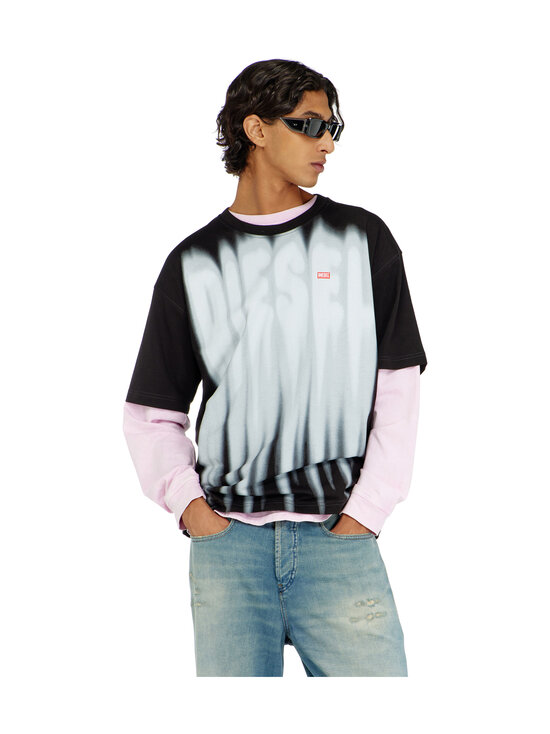 Diesel - T-Boxt-AA1 t-paita - A22224 0QIAM 9XX BLACK BLACK BLACK | Stockmann - photo 2