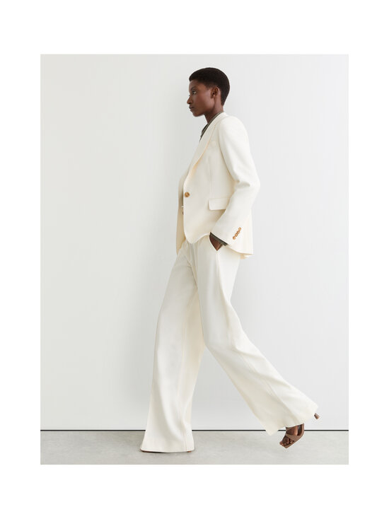 Reiss - Malin-leveälahkeiset housut - 93 CREAM | Stockmann - photo 4