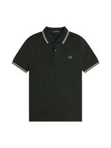 Fred Perry - Twin Tipped Slim -pikeepaita - Y65 NGHGRN/LECR/OLMN | Stockmann