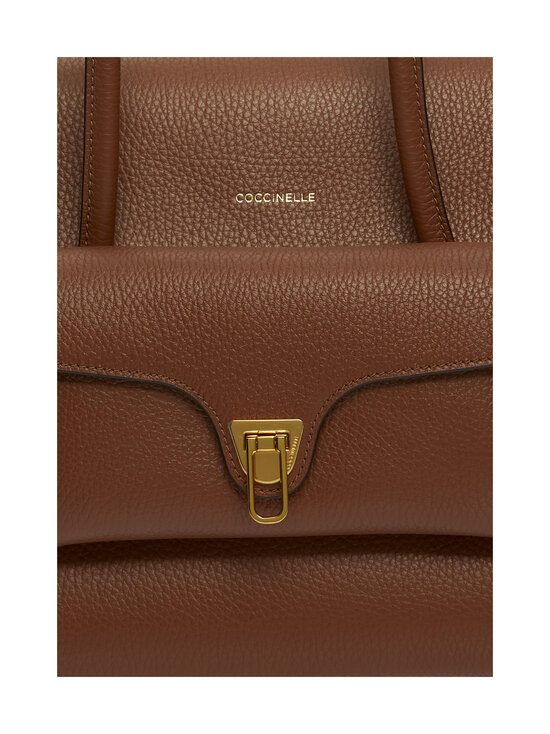 Coccinelle - Double Beat Grained Leather -käsilaukku - W11 COGNAC | Stockmann - photo 4