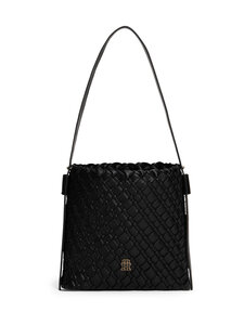 Tommy Hilfiger - Braided Shoulder -punosolkalaukku - BDS BLACK | Stockmann