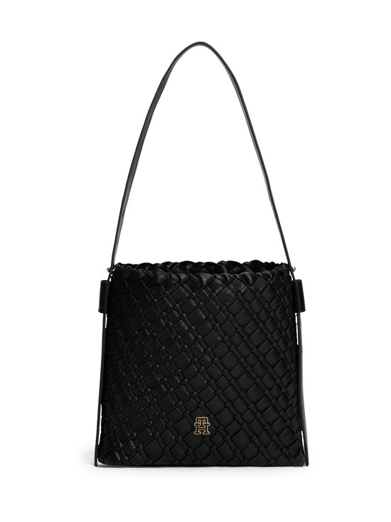 Tommy Hilfiger - Braided Shoulder -punosolkalaukku - BDS BLACK | Stockmann - photo 1